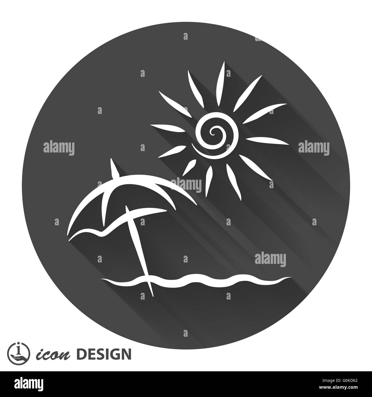 summer vacation icon Stock Vector Image & Art - Alamy