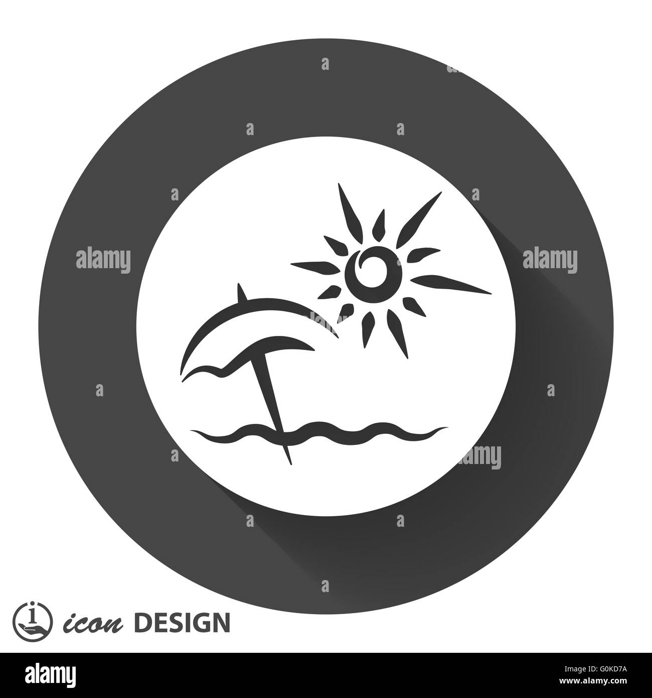 summer vacation icon Stock Vector Image & Art - Alamy