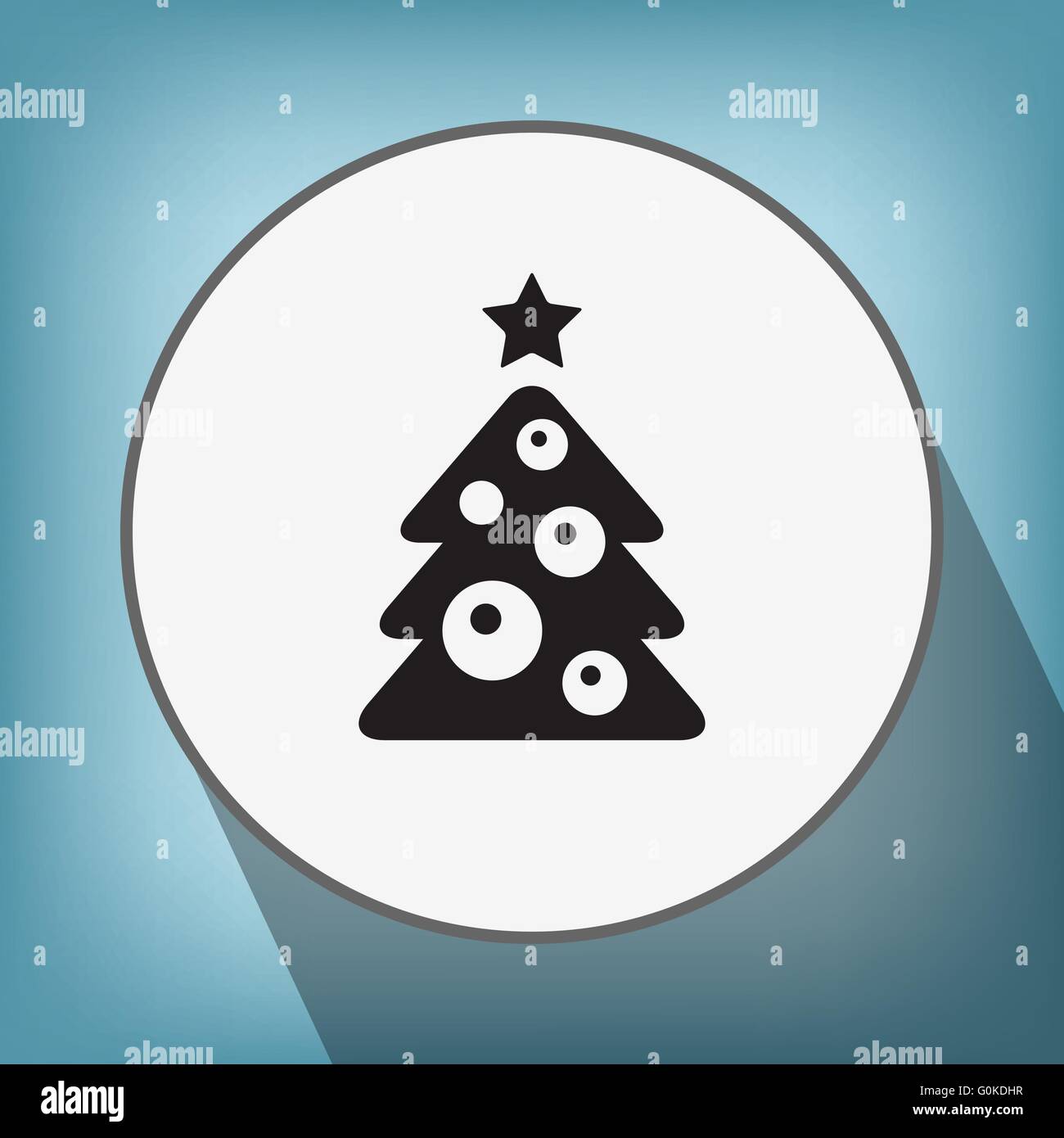 christmas tree icon Stock Vector Image & Art - Alamy