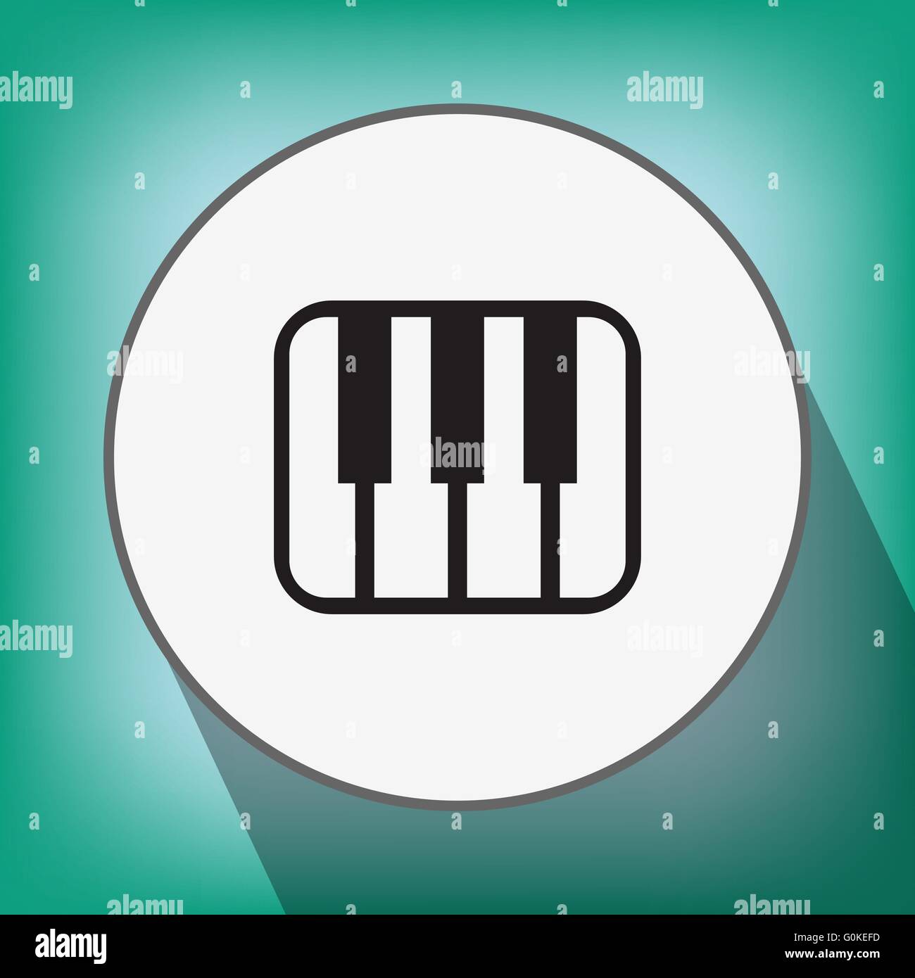 music keyboard icon Stock Vector Image & Art - Alamy