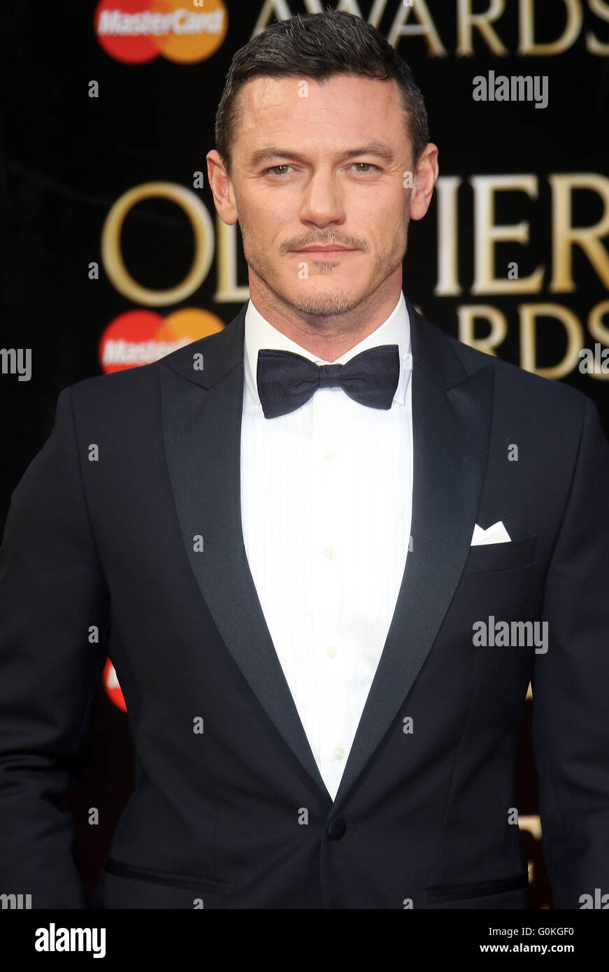 April 3, 2016 Luke Evans attending The Olivier Awards 2016 at Royal Opera House, Covent Garden