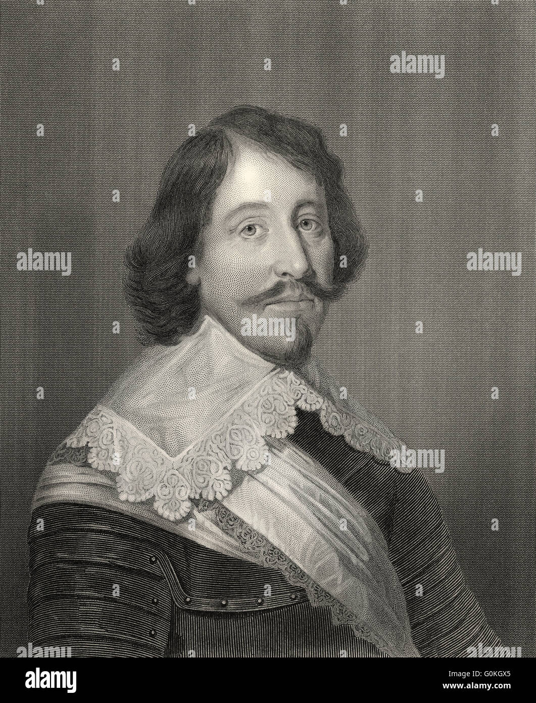 Archibald Campbell, 1st Marquess of Argyll, 8th Earl of Argyll, 1607-1661, the head of government in Scotland during the British Stock Photo