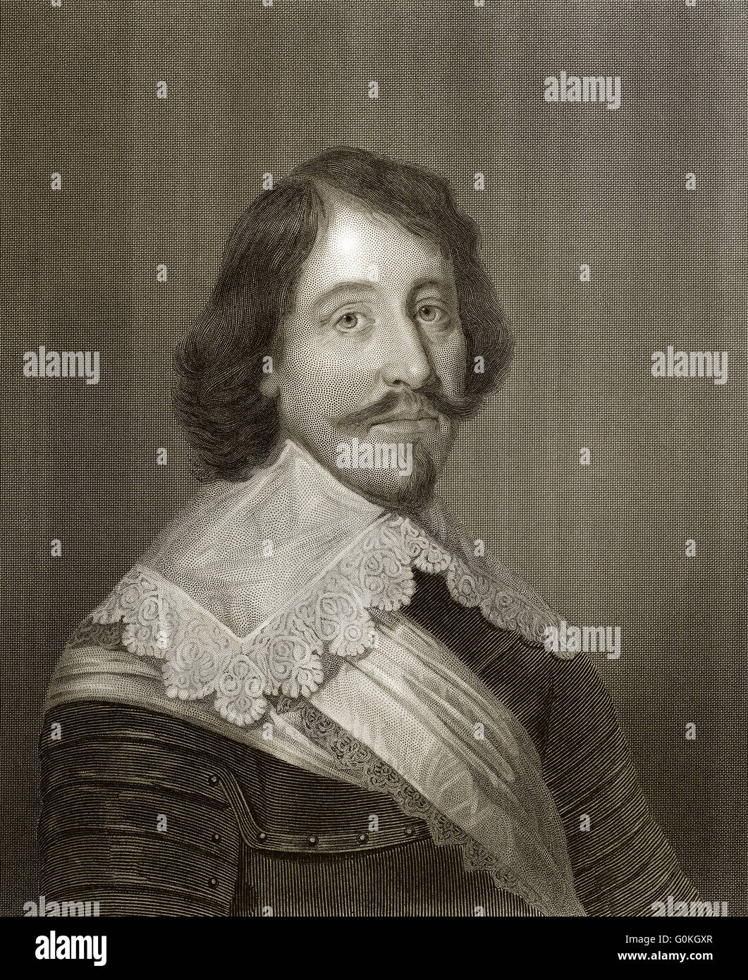 Archibald Campbell, 1st Marquess of Argyll, 8th Earl of Argyll, 1607-1661, the head of government in Scotland during the British Stock Photo