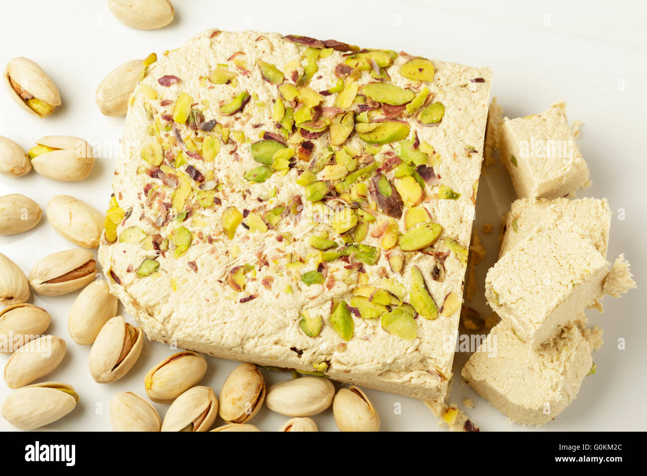 pistachio halva Stock Photo