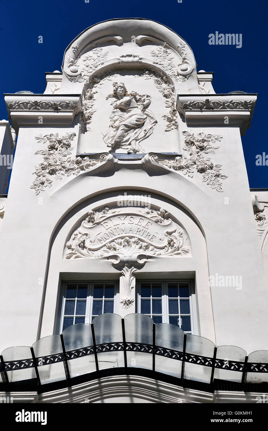 Elysée Montmartre Music Hall in Paris Stock Photo