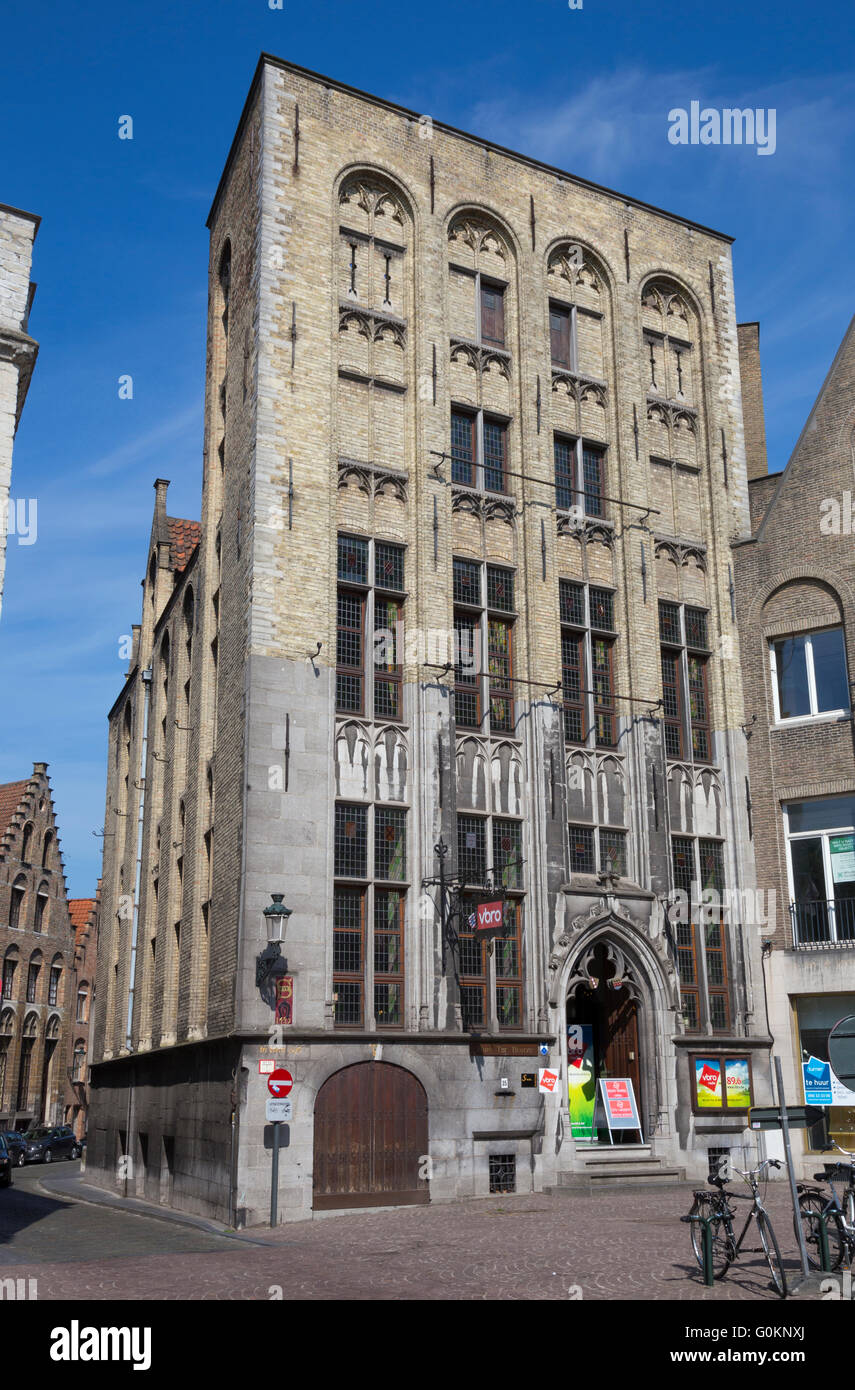 House of the Van der Beurse family, built in 1246 is believed to be the  first ever stock exchange Stock Photo - Alamy