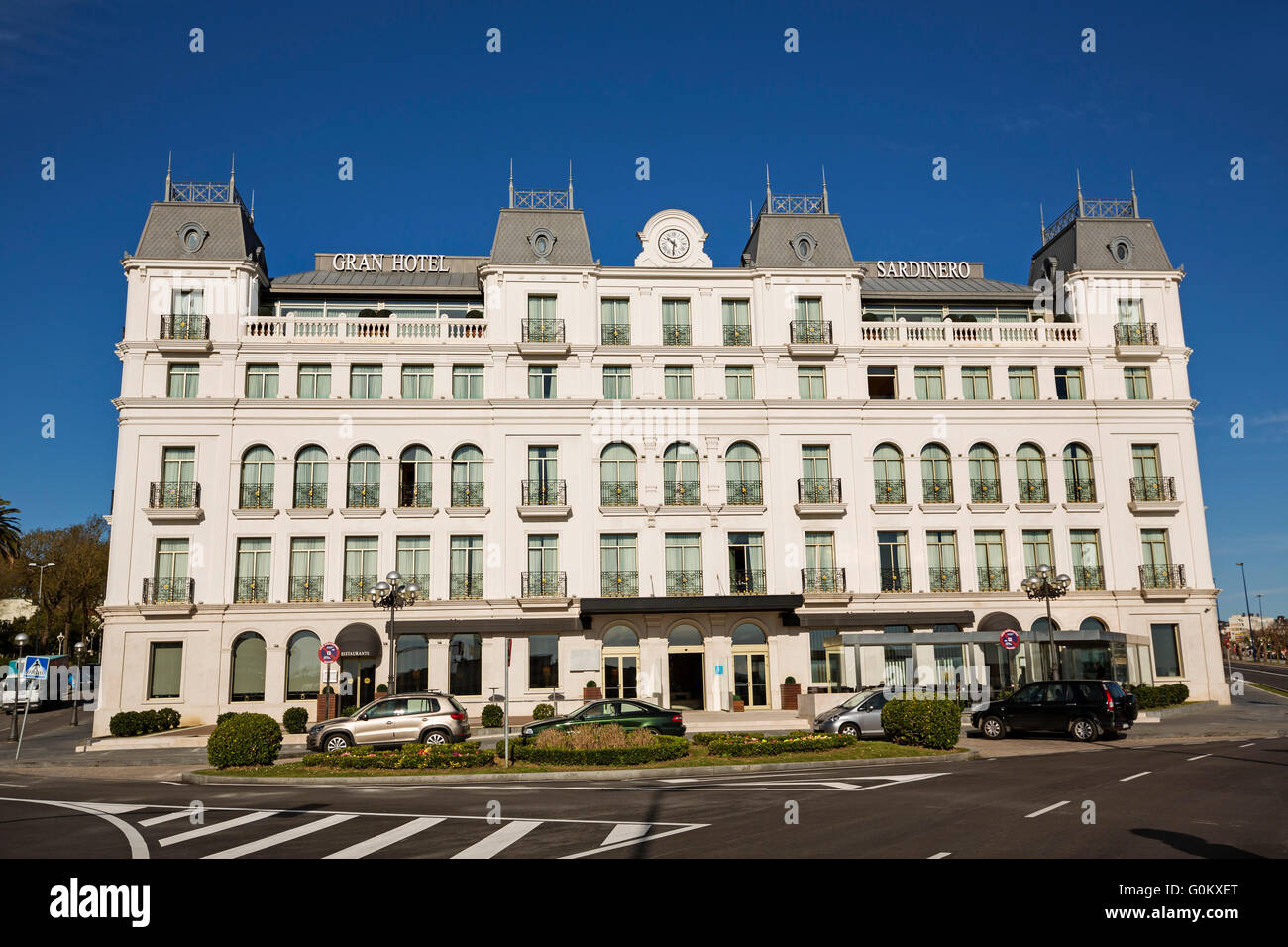 Hotel Sardinero. Santander Cantabria, Spain Europe Stock Photo