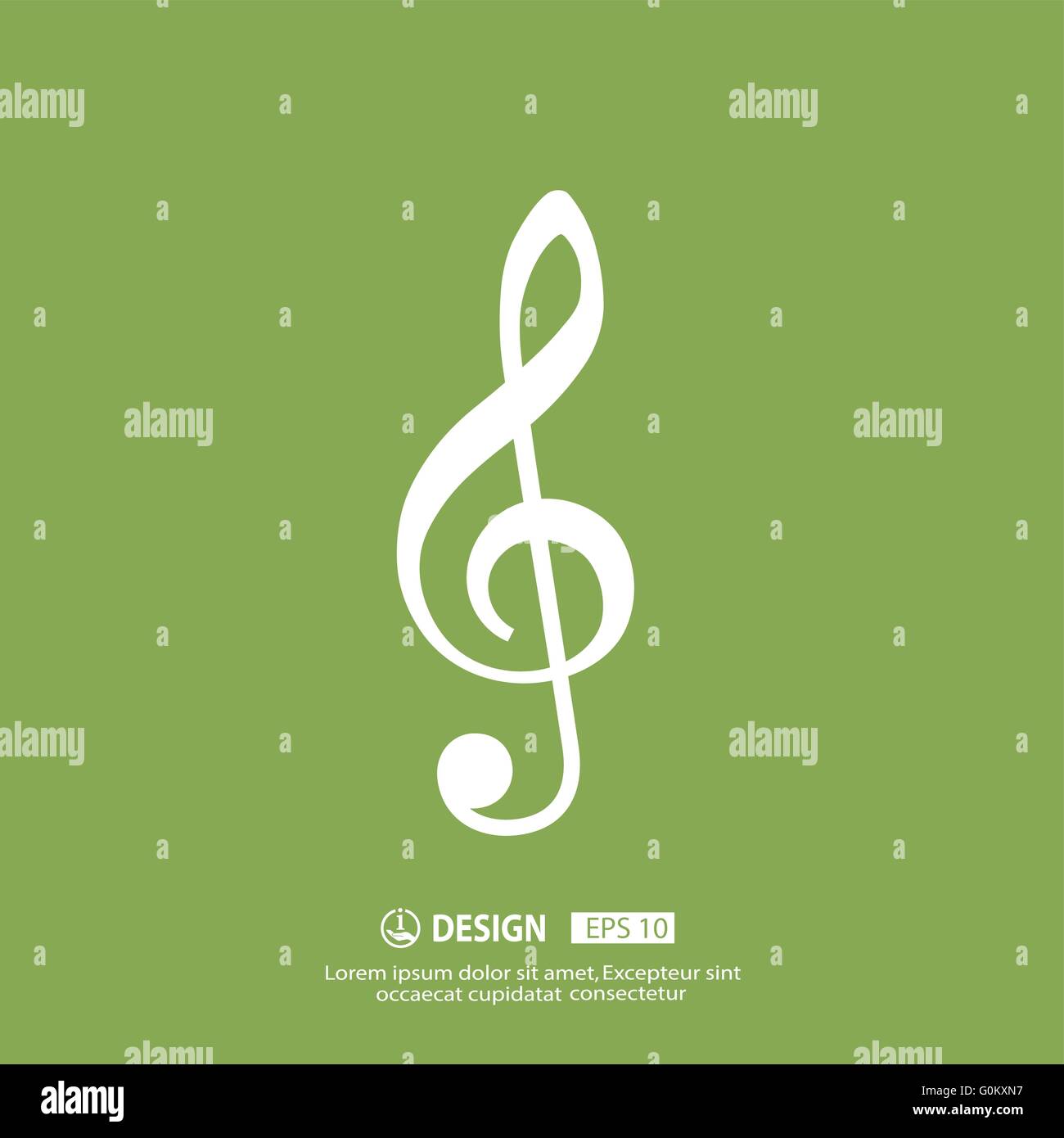 music key icon Stock Vector Image & Art Alamy