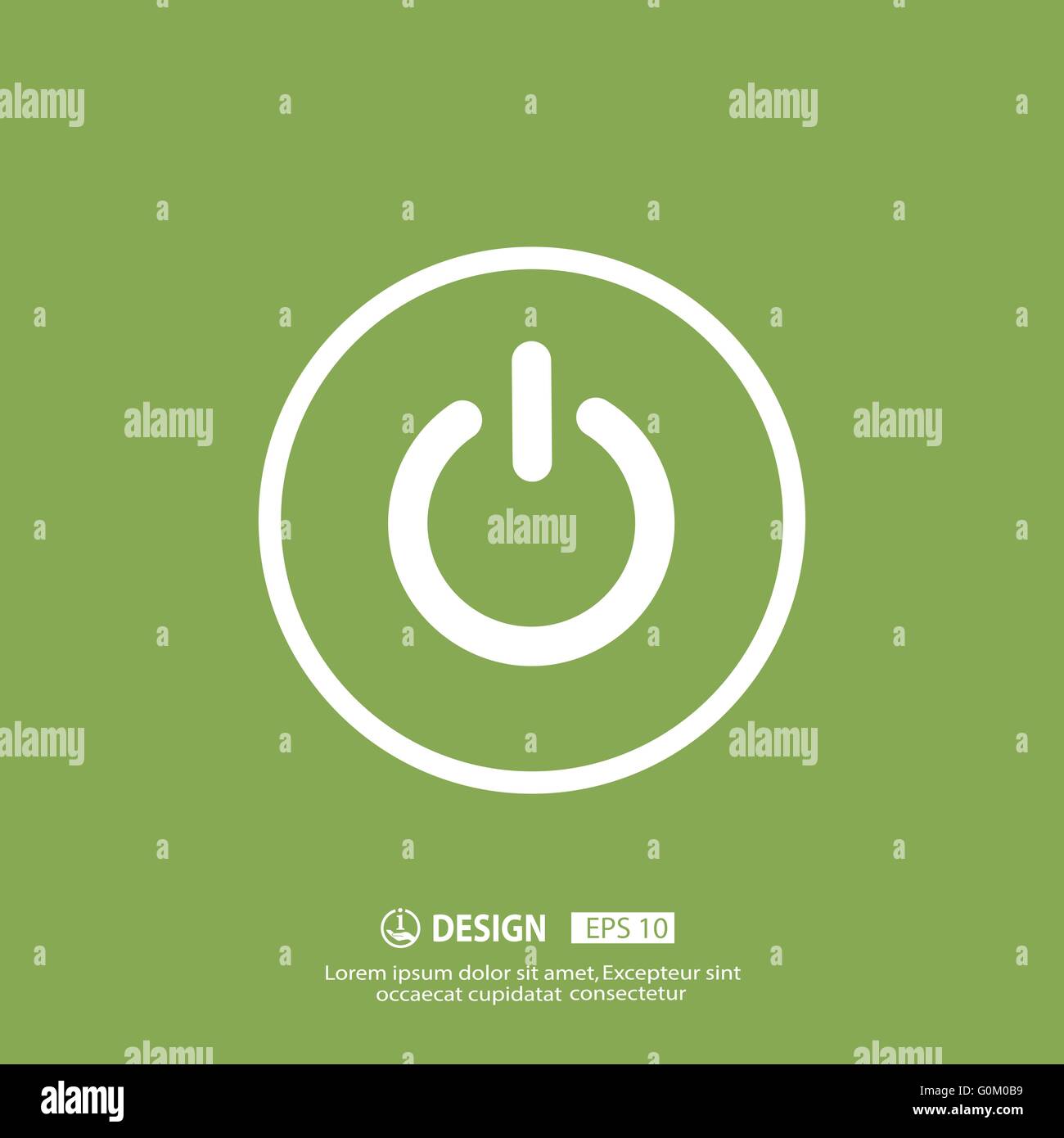 Power icon Stock Vector Images - Alamy