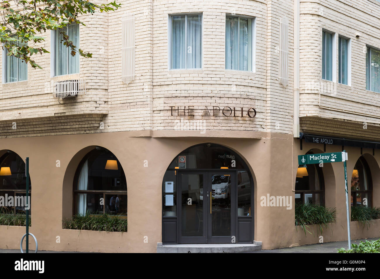 The Apollo Restaurant, Potts Point, Sydney, NSW, Australia Stock Photo
