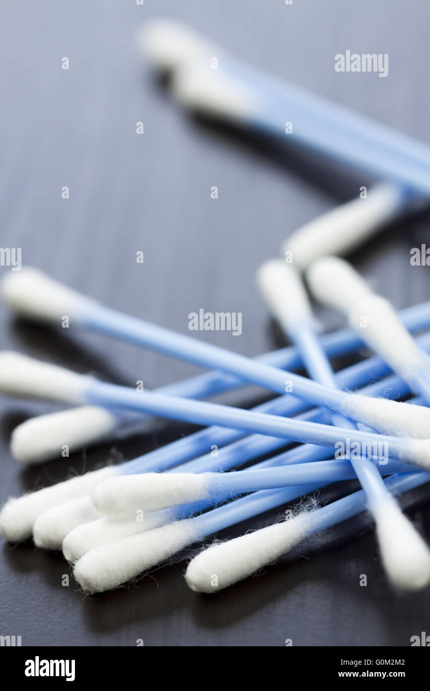 Random pile of cotton ear buds Stock Photo Alamy