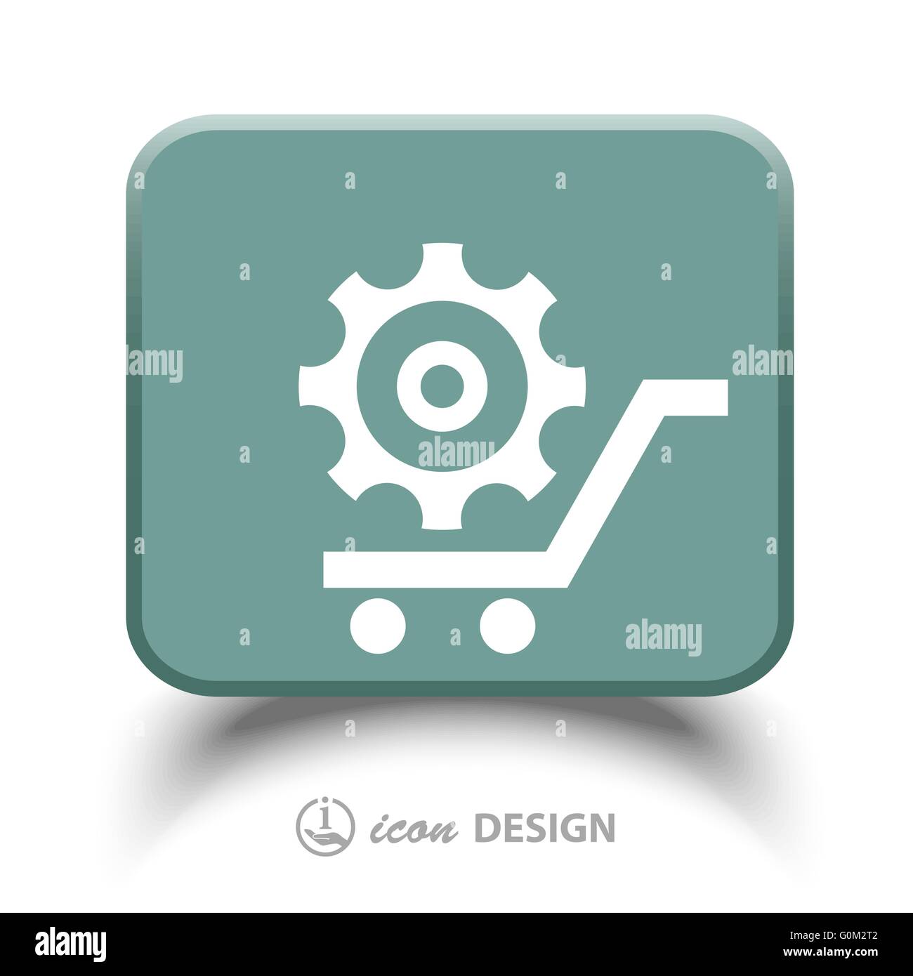 Gear vector icon illustration Stock Vector Images - Alamy