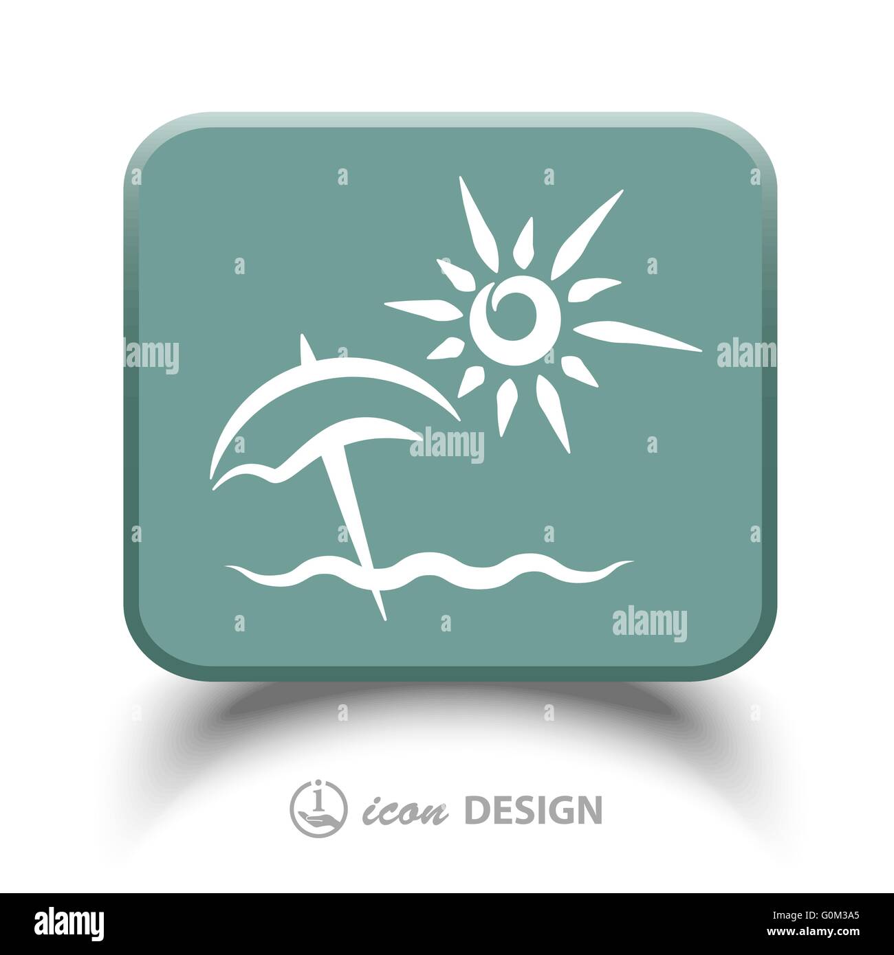 summer vacation icon Stock Vector Image & Art - Alamy
