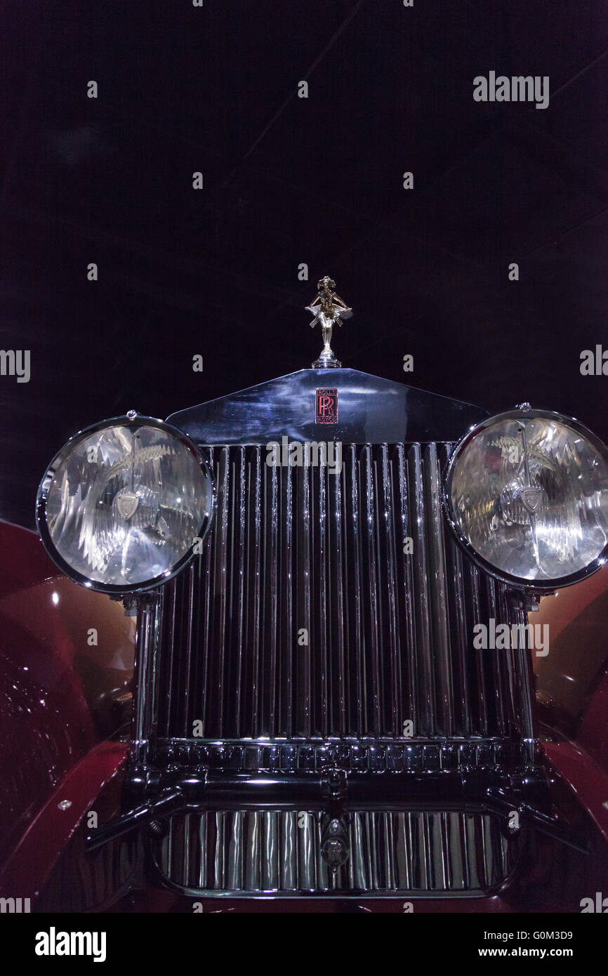 This 1930 Rolls Royce Phantom 1 Windblown Coupe by Brewster & Co. is part of the collection of the Atwell Family on display Stock Photo