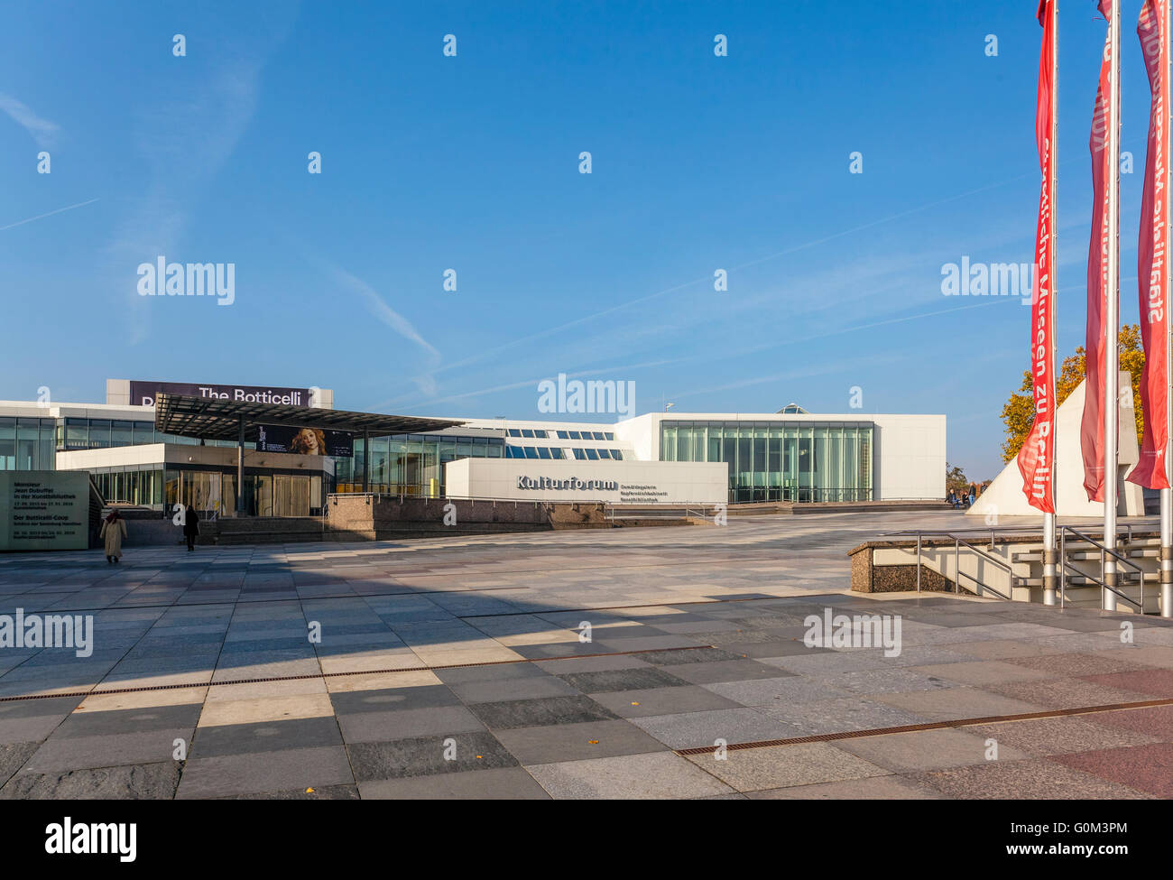 Gemaldegalerie art museum in Kulturforum museum complex in Berlin Germany, designed by  Heinz Hilmer e Christoph Sattler Stock Photo