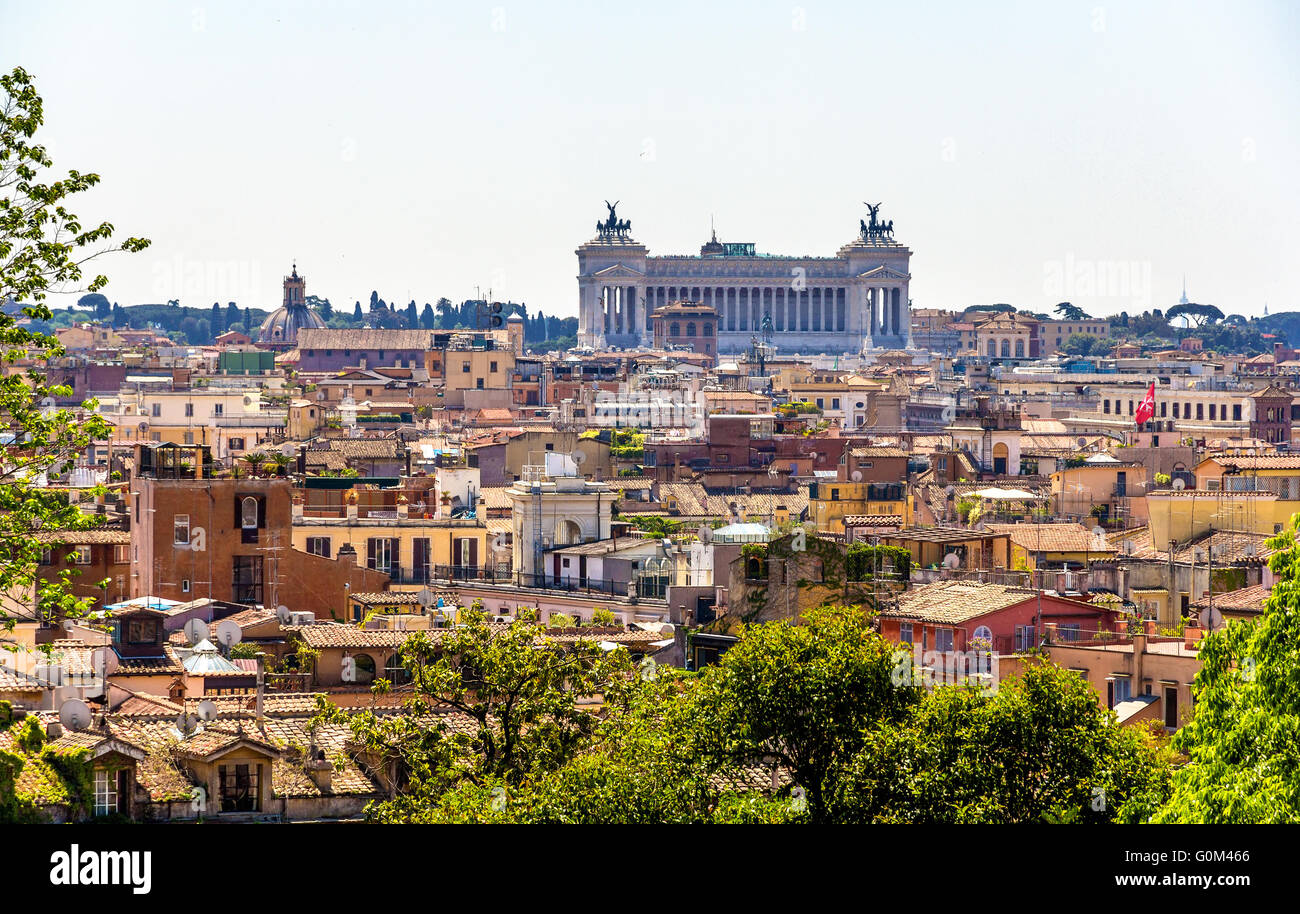 Historic panorama rome hi-res stock photography and images - Alamy