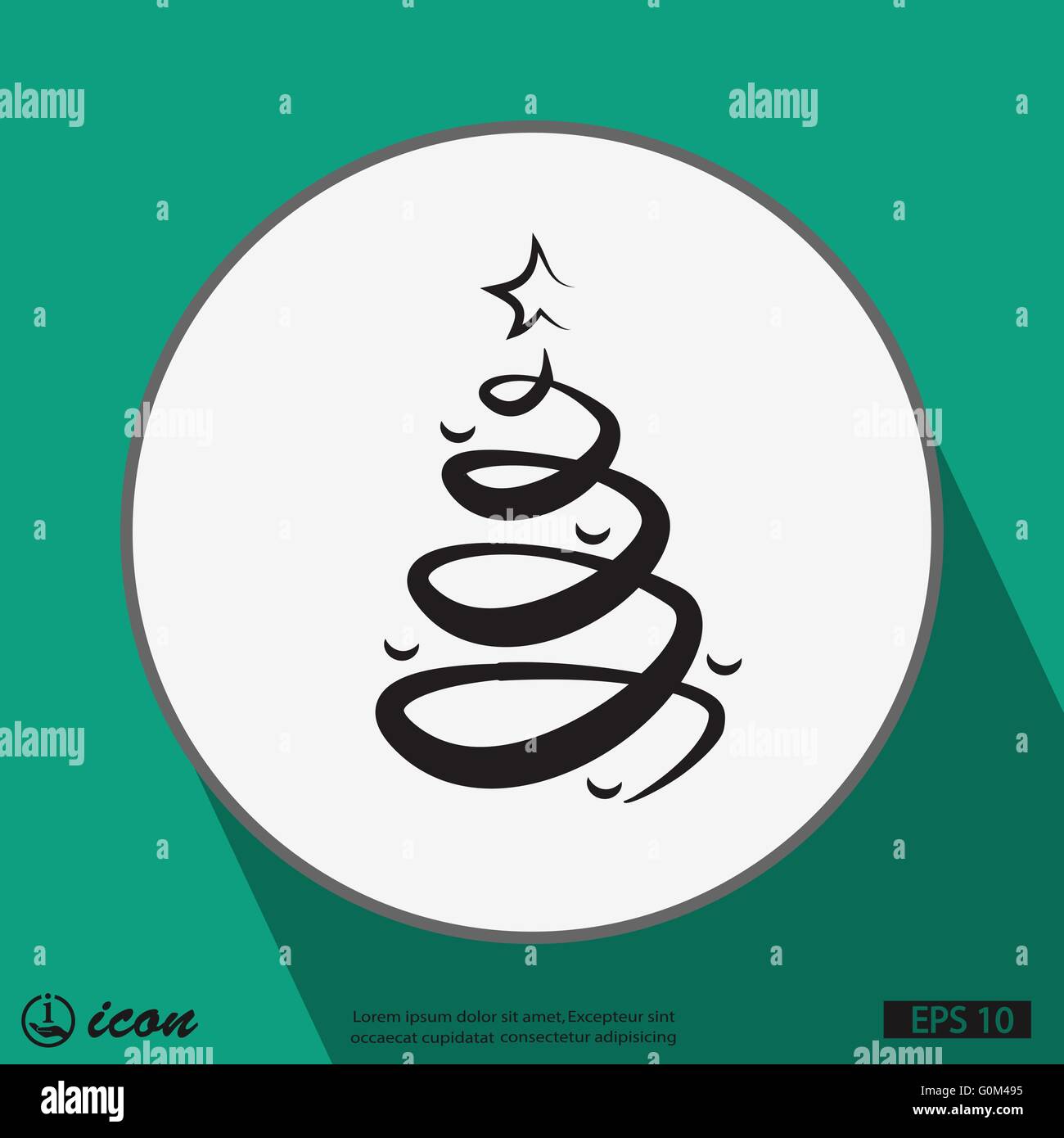 christmas tree icon Stock Vector Image & Art - Alamy