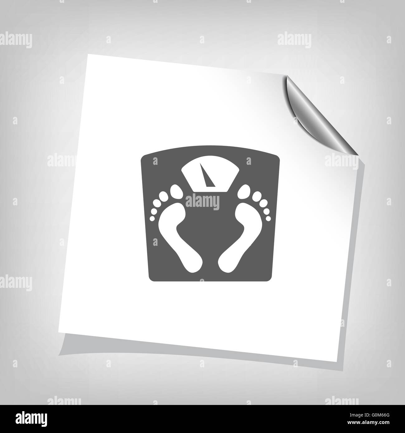 Bathroom scale Black and White Stock Photos & Images - Alamy