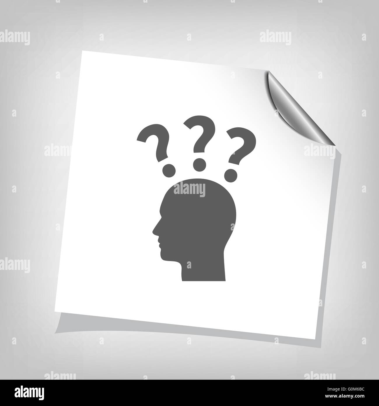 question mark and man icon Stock Vector Image & Art - Alamy