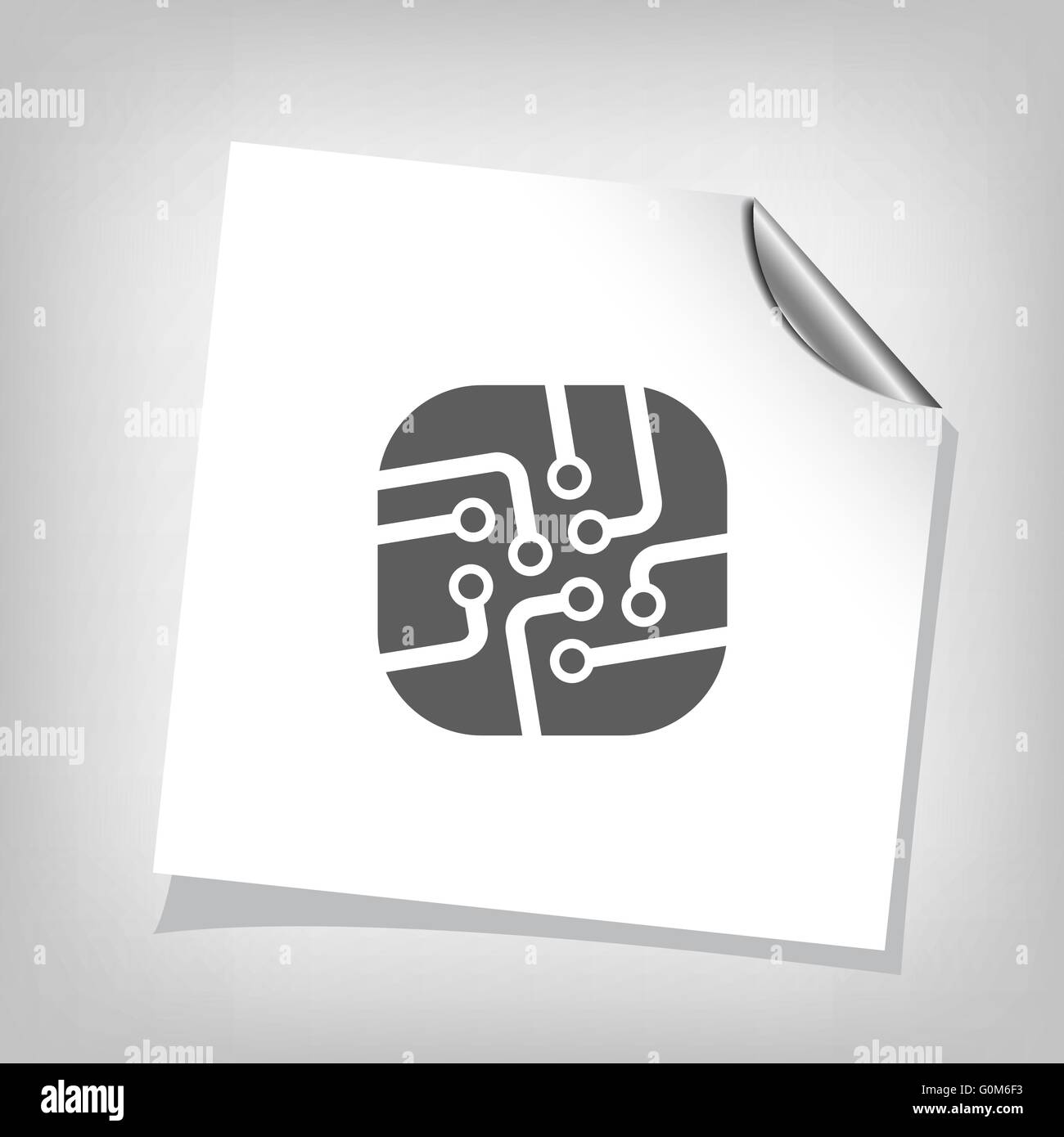 circuit board icon Stock Vector Image & Art - Alamy