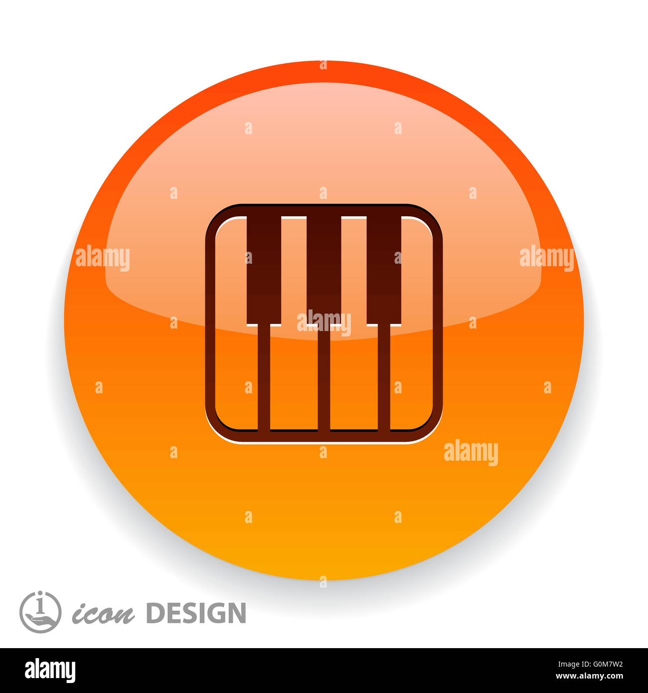 music keyboard icon Stock Vector Image & Art - Alamy