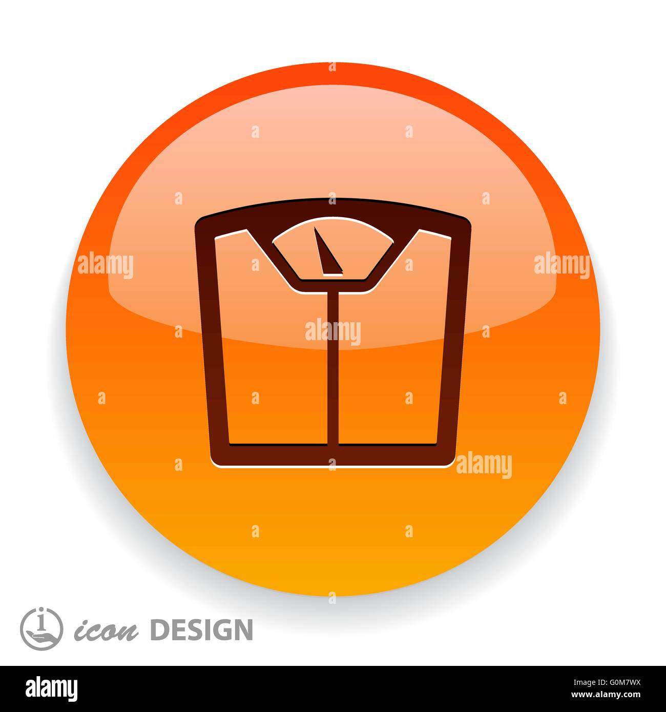bathroom scale icon Stock Vector Image & Art - Alamy