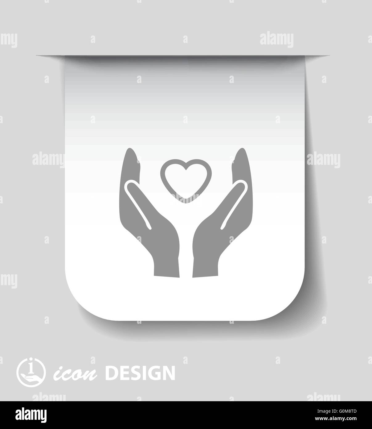heart in hand icon Stock Vector Image & Art - Alamy