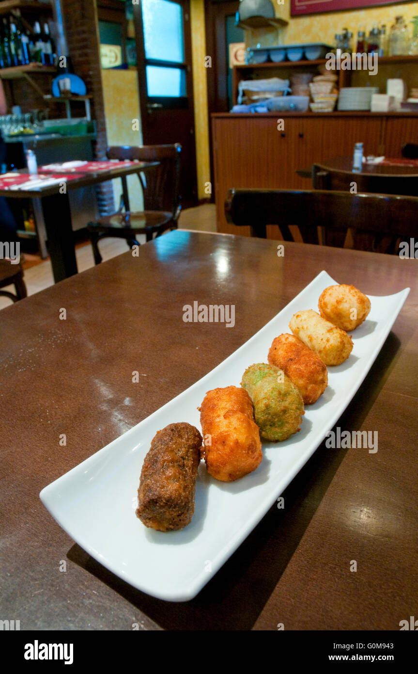 Assorted croquettes madrid hires stock photography and images Alamy