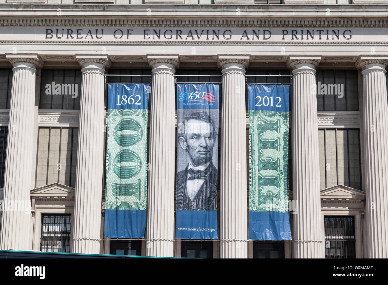 Bureau of Engraving and Printing Washington DC Stock Photo Alamy