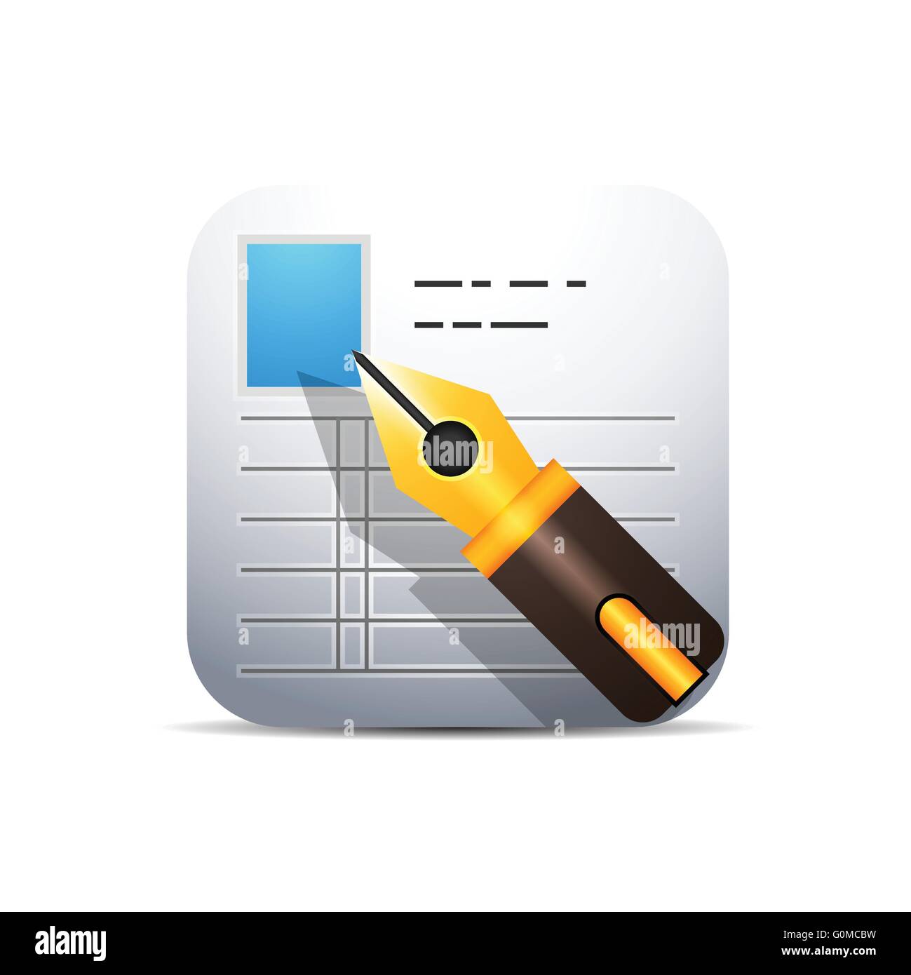 Documents app Stock Vector Images - Alamy