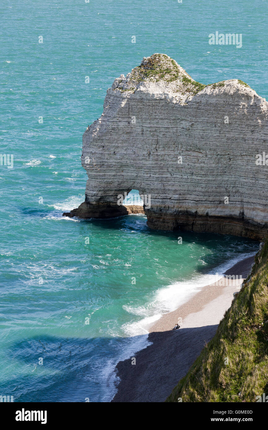 The famous cliffs at Etretat in Normandy in France Stock Photo - Alamy