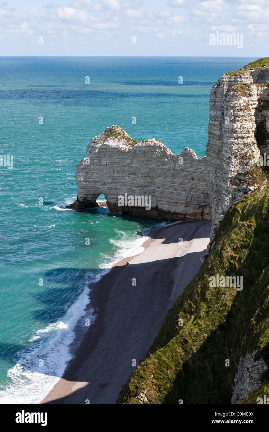 The famous cliffs at Etretat in Normandy in France Stock Photo - Alamy