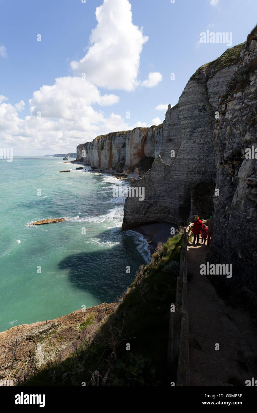 The famous cliffs at Etretat in Normandy in France Stock Photo Alamy