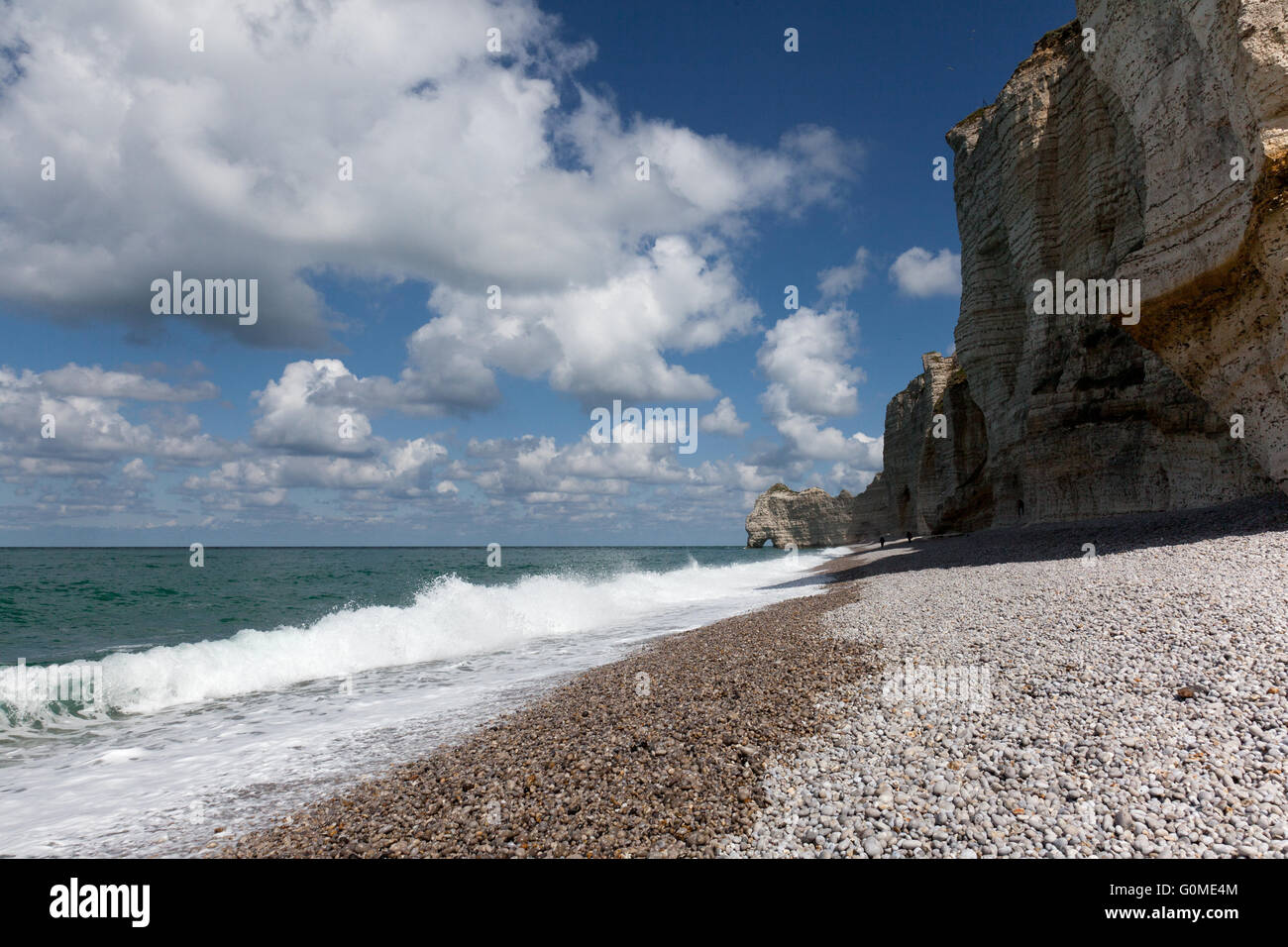 The famous cliffs at Etretat in Normandy in France Stock Photo - Alamy