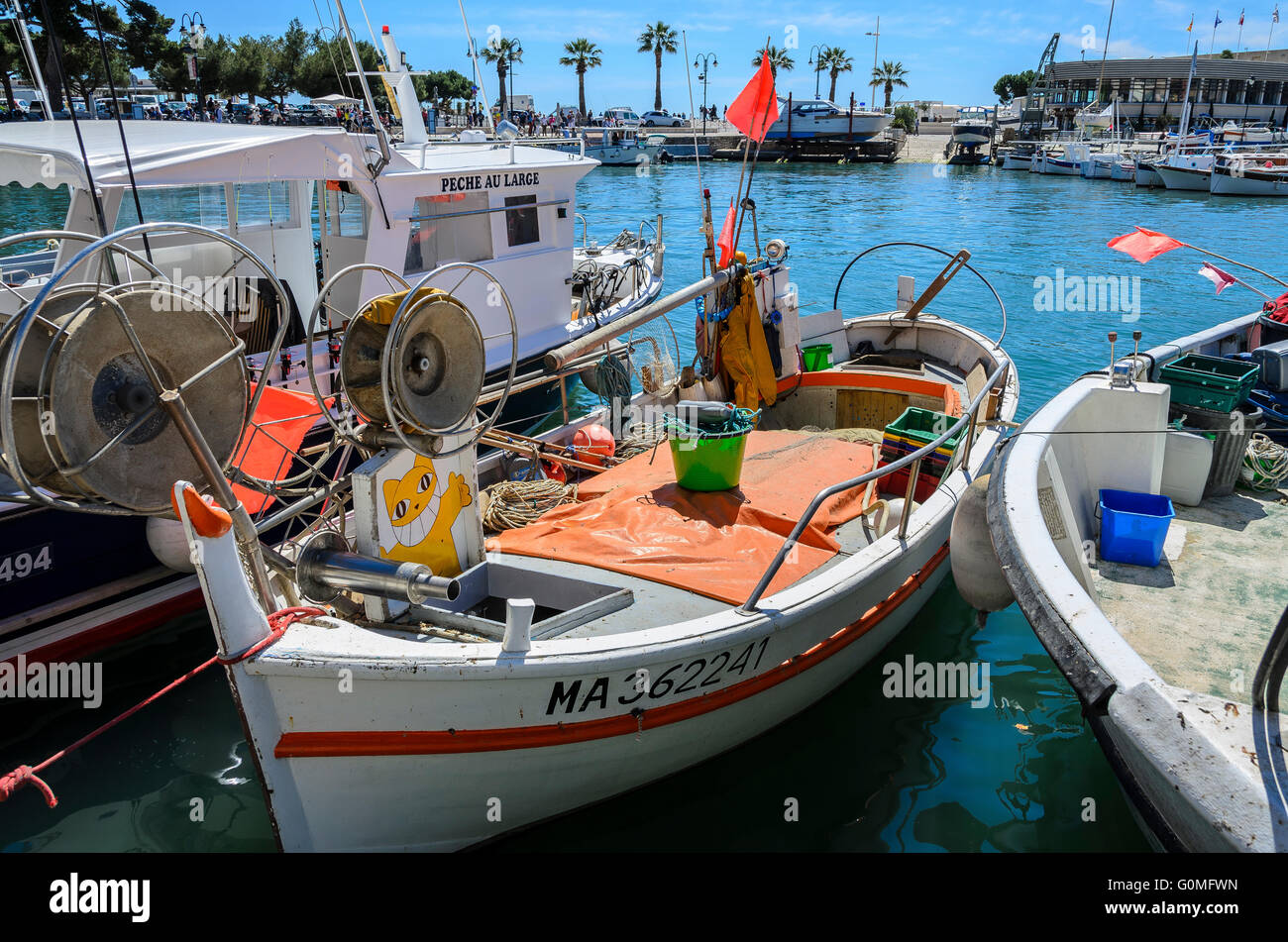 PORT DE CASSIS ET SES BATEAUX, CASSIS, BDR  FRANCE 13 Stock Photo