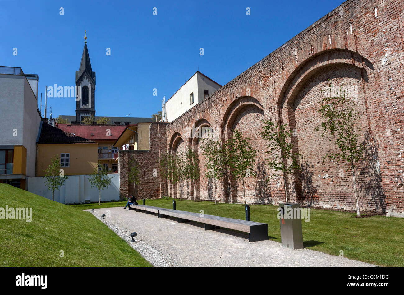 Prague Karlin Corso Karlin Prague district Czech Republic Stock Photo