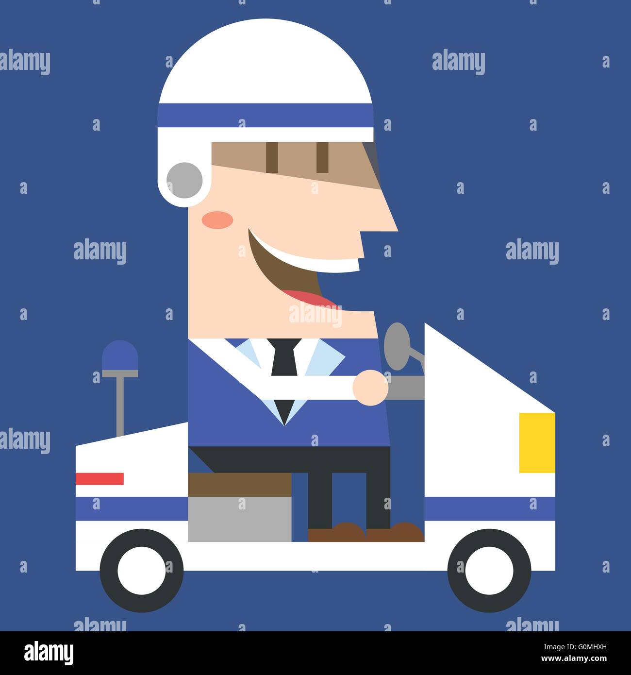 police-bike-patrol-stock-vector-images-alamy