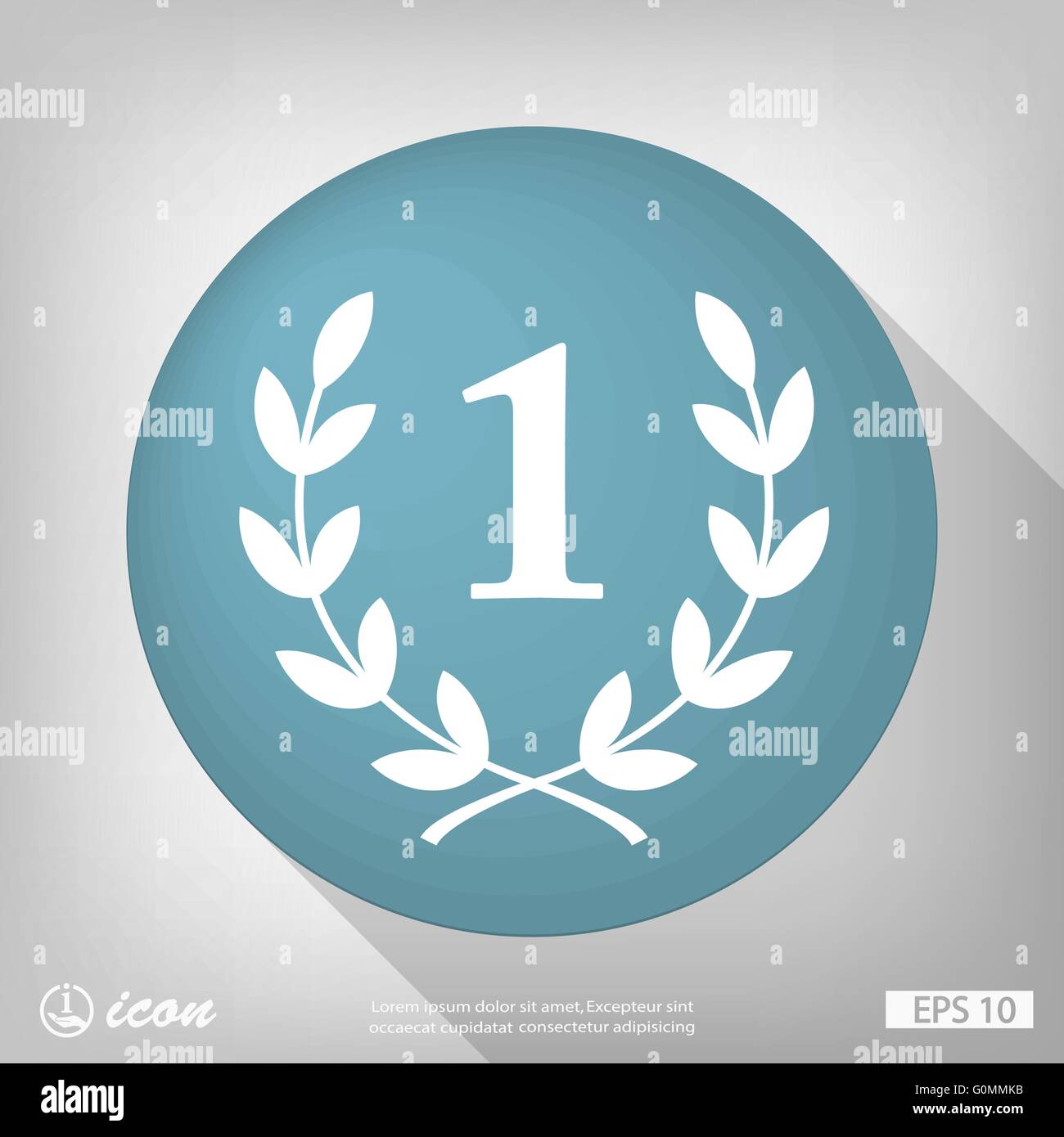 laurel wreath icon Stock Vector Image & Art - Alamy