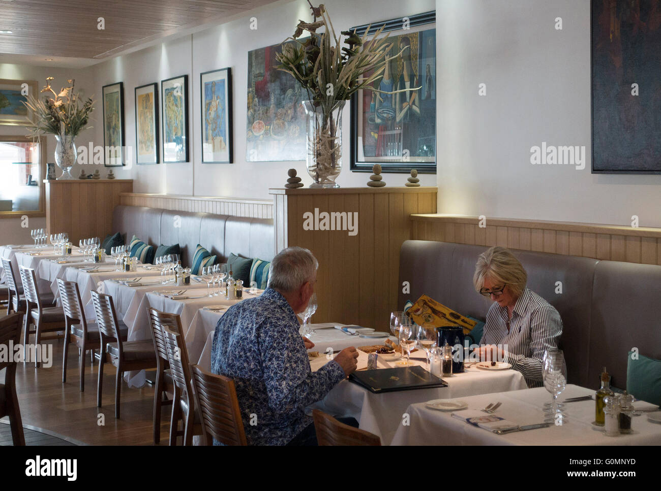 Rick Stein's Seafood Restaurant in Padstow,Cornwall Stock Photo - Alamy