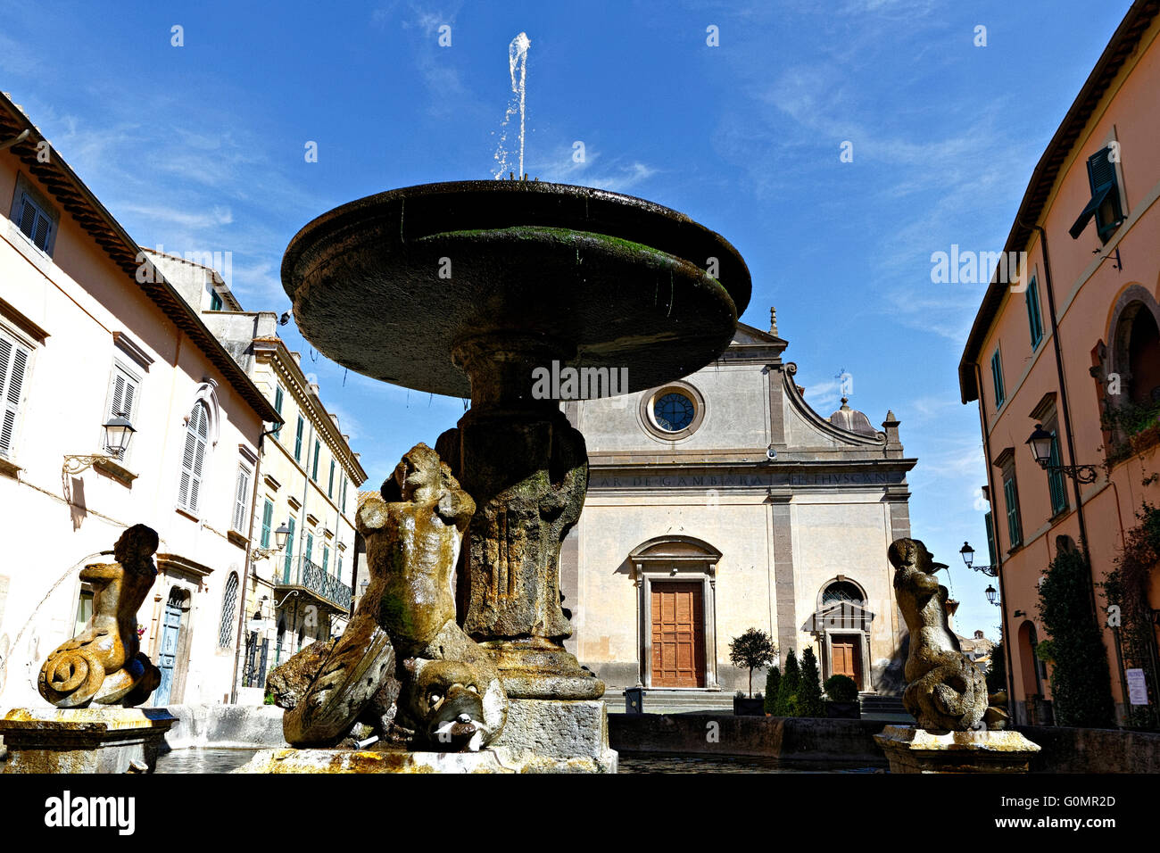 Fontana Di Poggio Cathedral Tuscania Province Of Viterbo Latium 