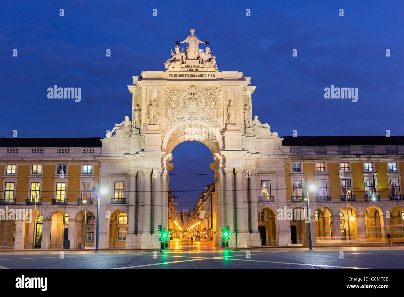 Historic Rua Augusta Arch Hi res Stock Photography And Images Alamy