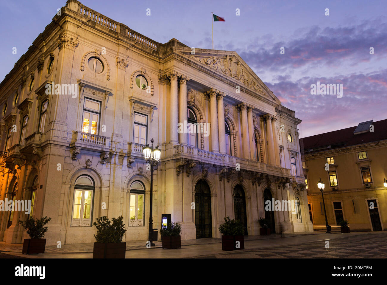 Lisbon City Hall in Portugal Stock Photo Alamy