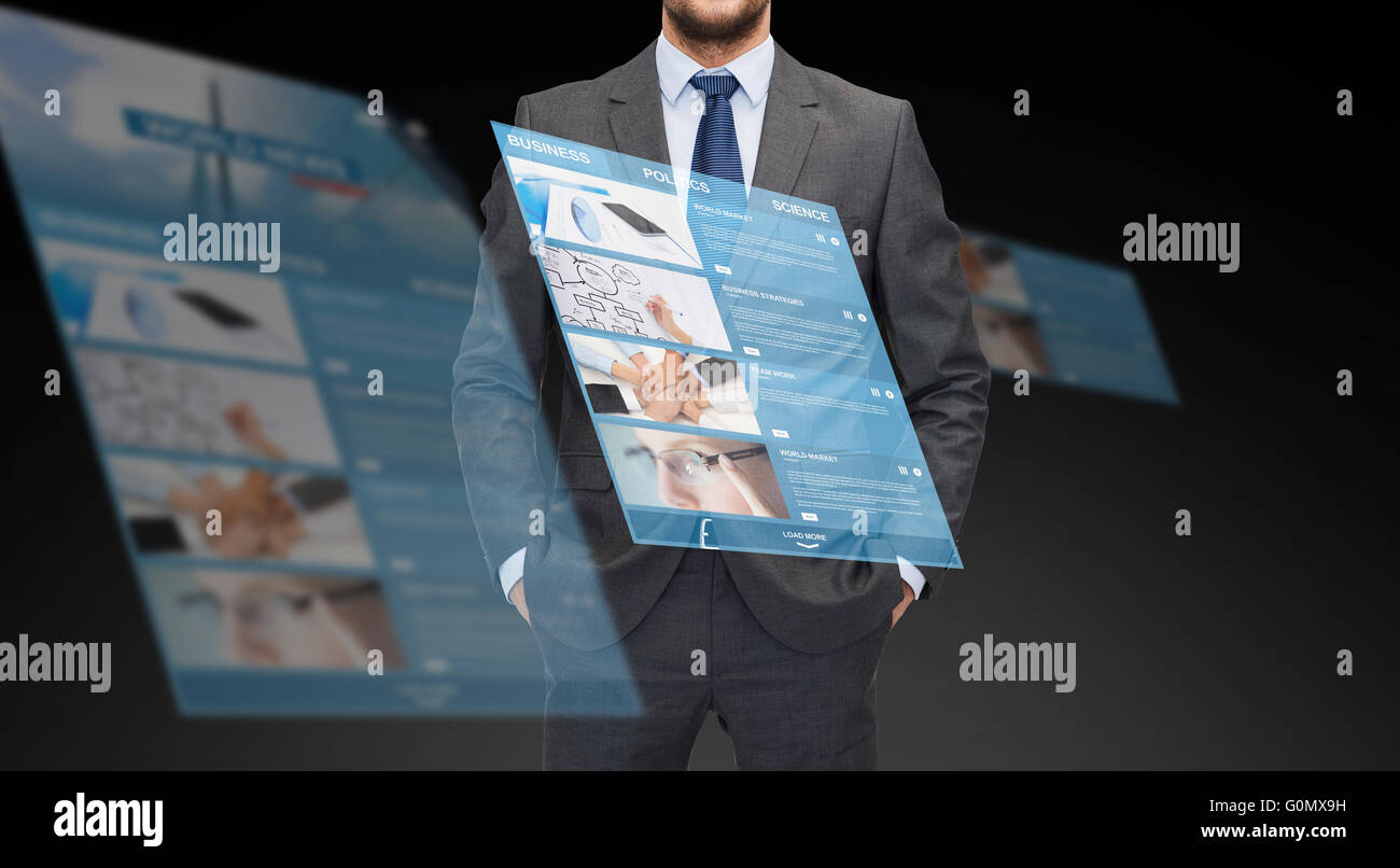 Close up businessman world hi-res stock photography and images - Alamy