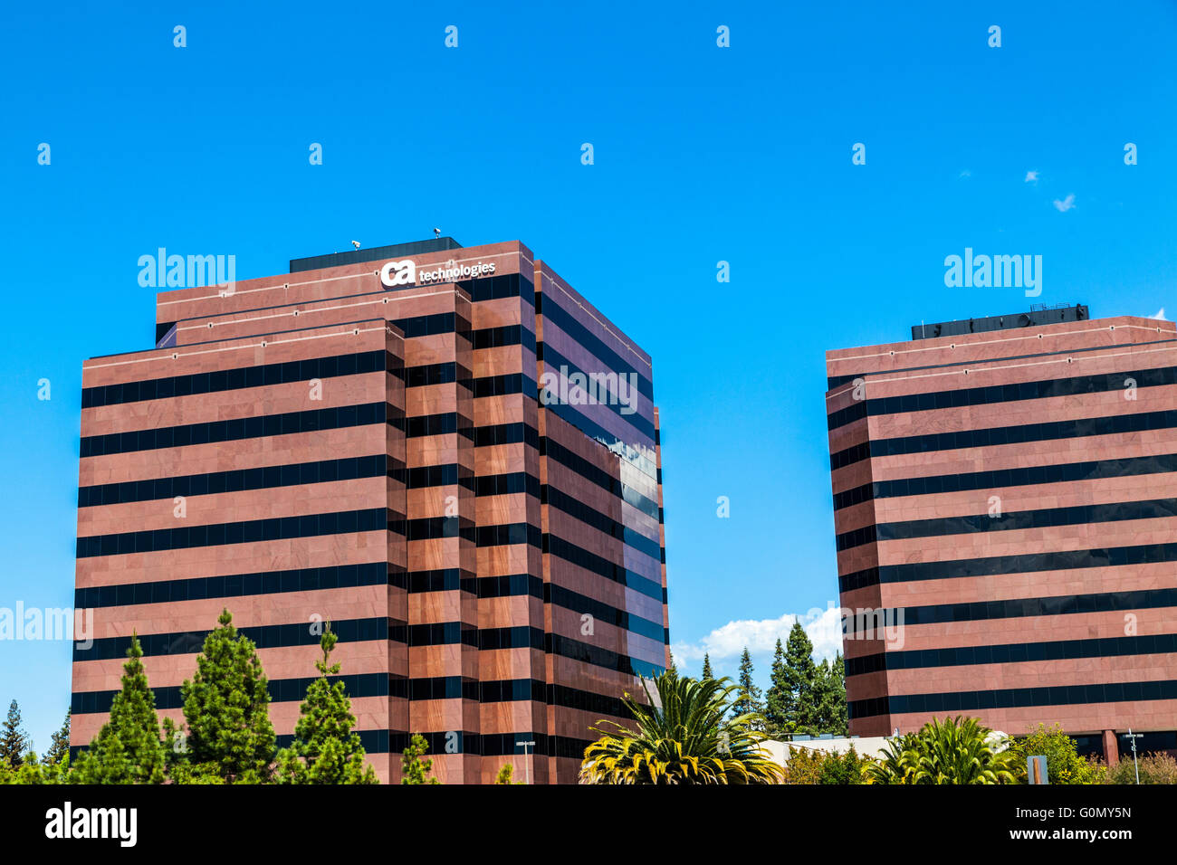 CA Technologies building in Santa Clara California Stock Photo