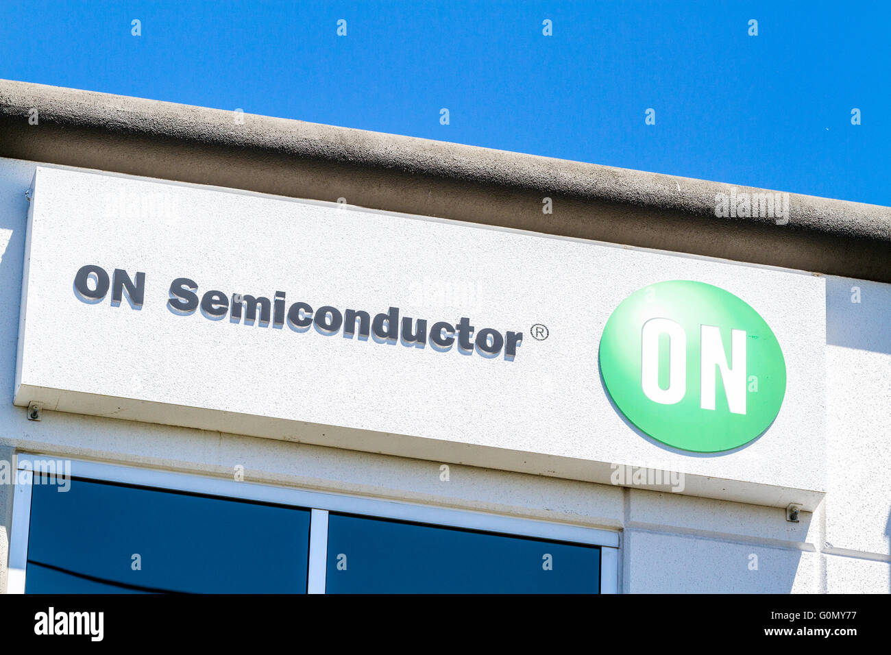 ON Semiconductor offices in Santa Clara California Stock Photo