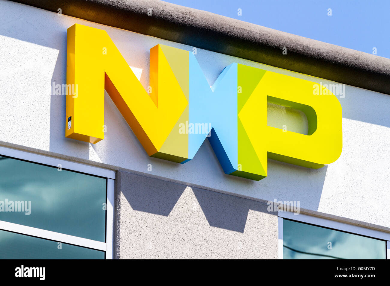 NXP Semiconductor offices in Santa Clara California Stock Photo