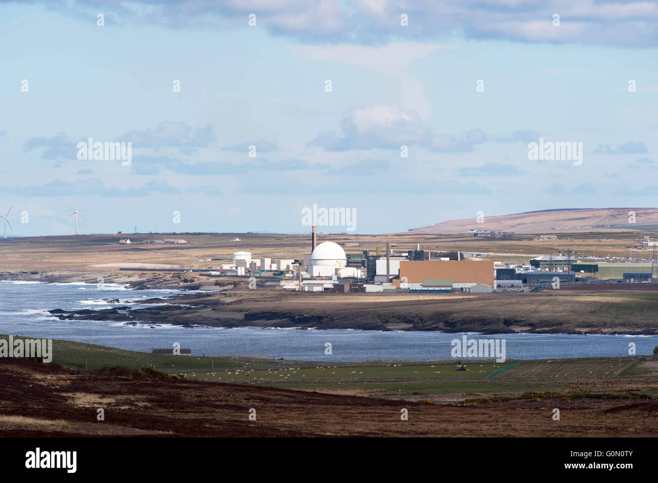 28/04/2016, A view of the former Dounreay Nuclear Power Station, Reay, Caithness, Scotland UK, which is being decommissioned. Stock Photo