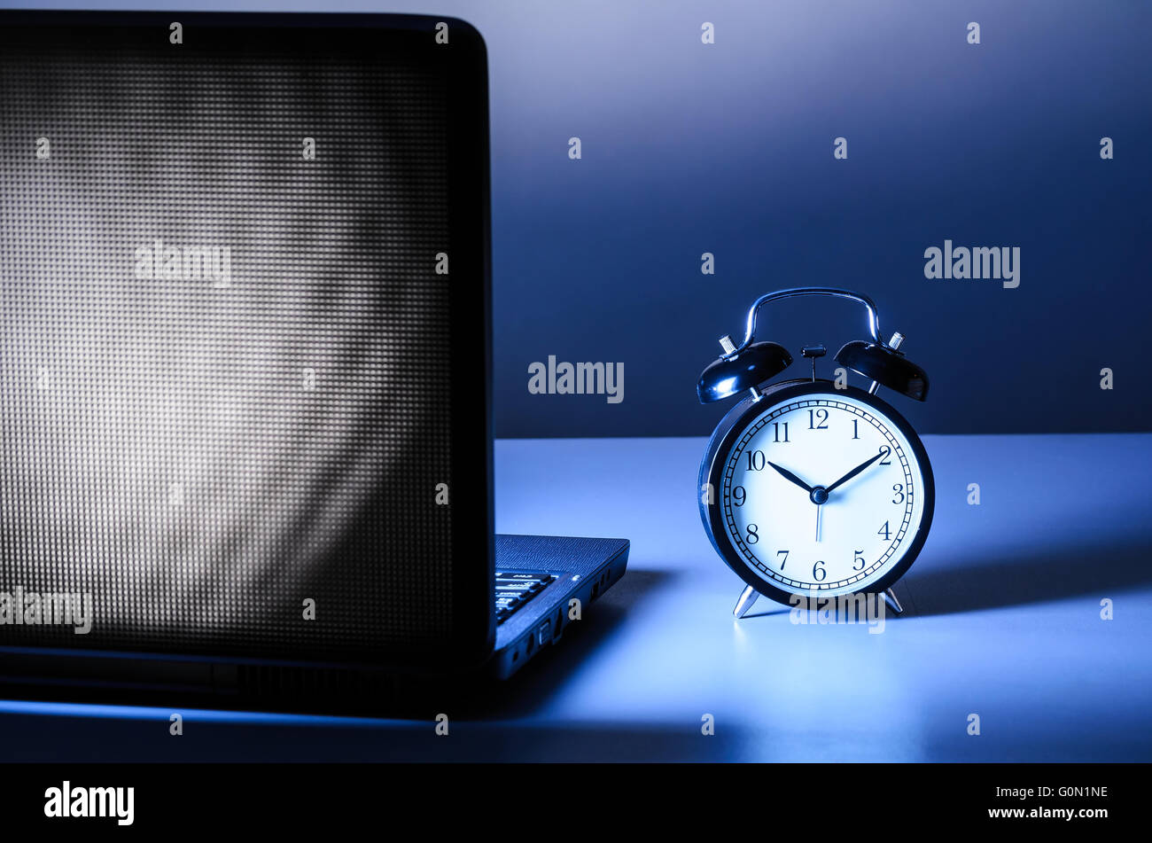 work at night Stock Photo Alamy