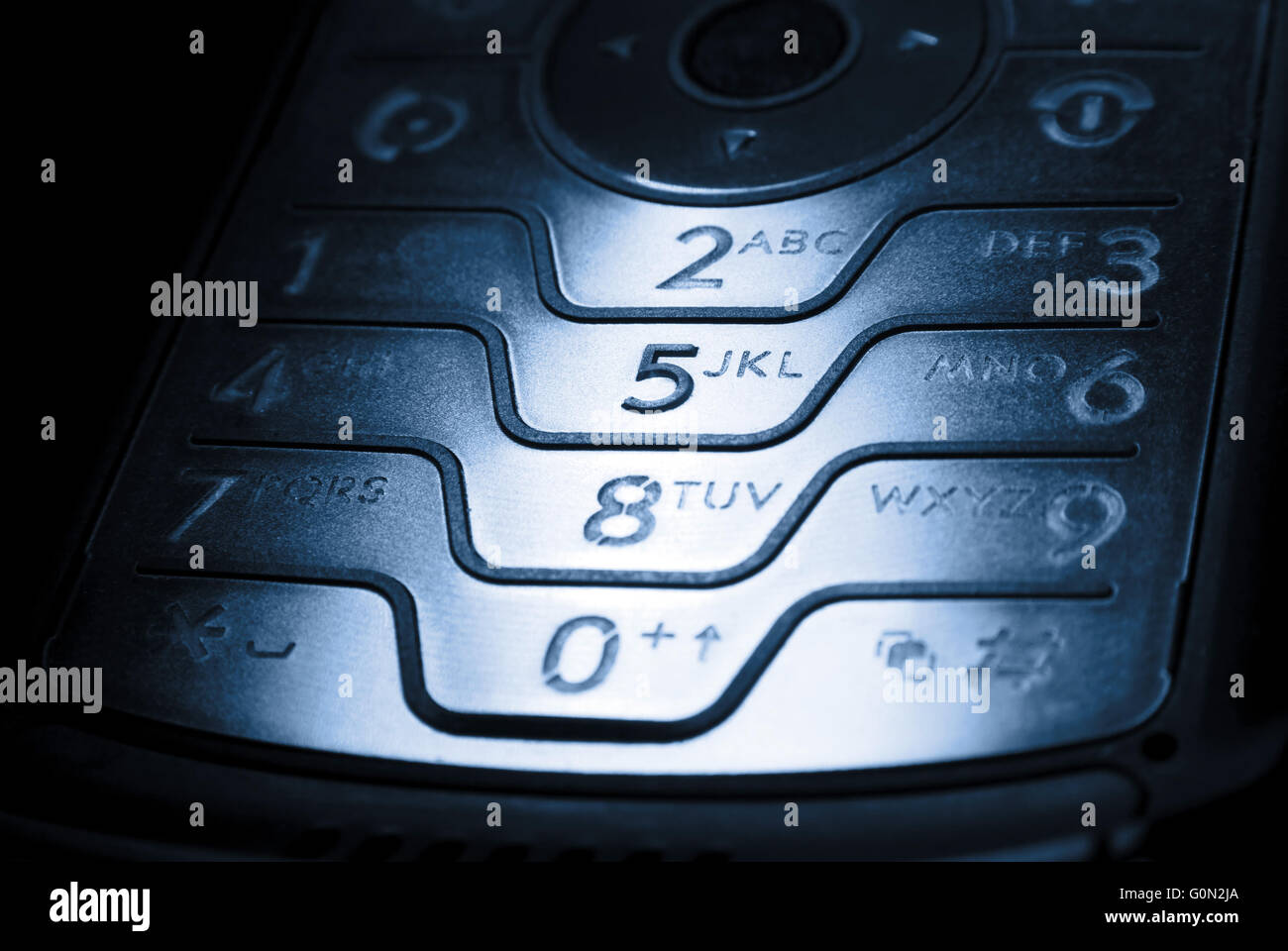 mobile phone in dark Stock Photo Alamy