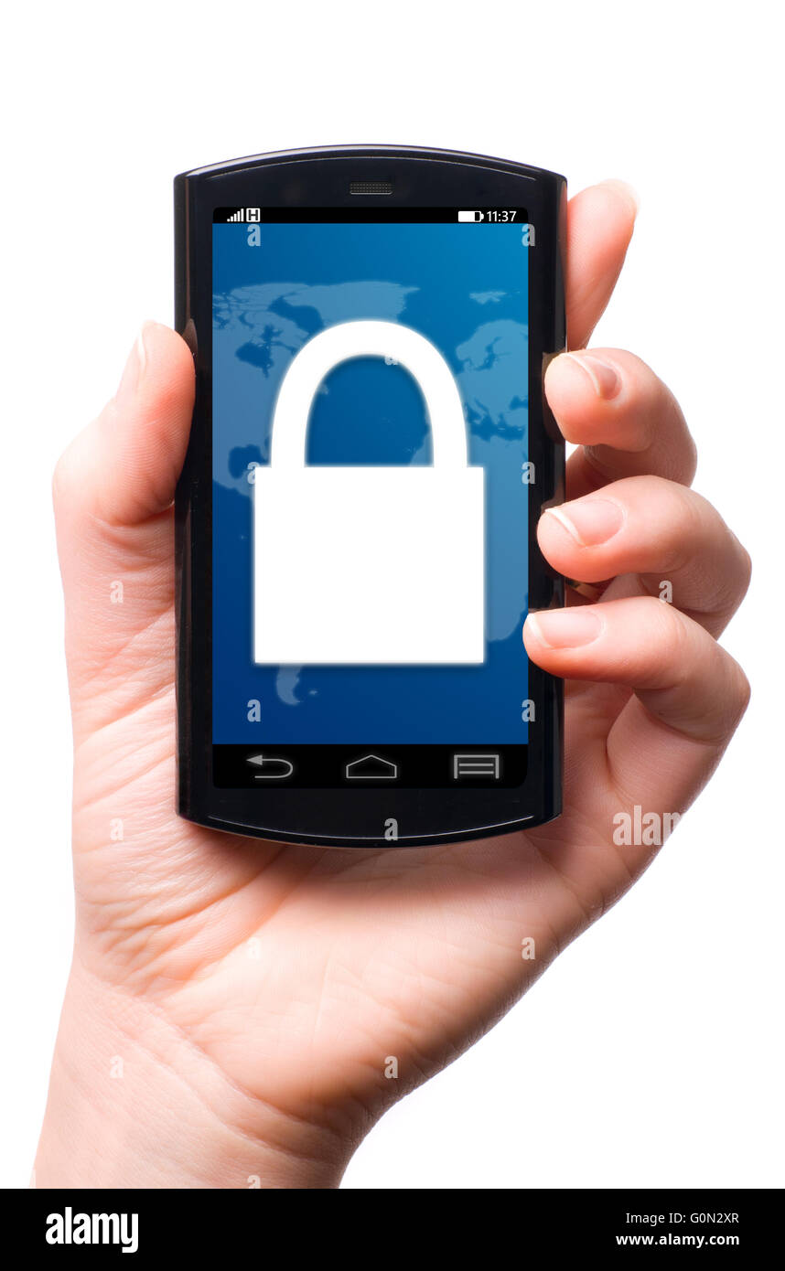 locked phone Stock Photo - Alamy